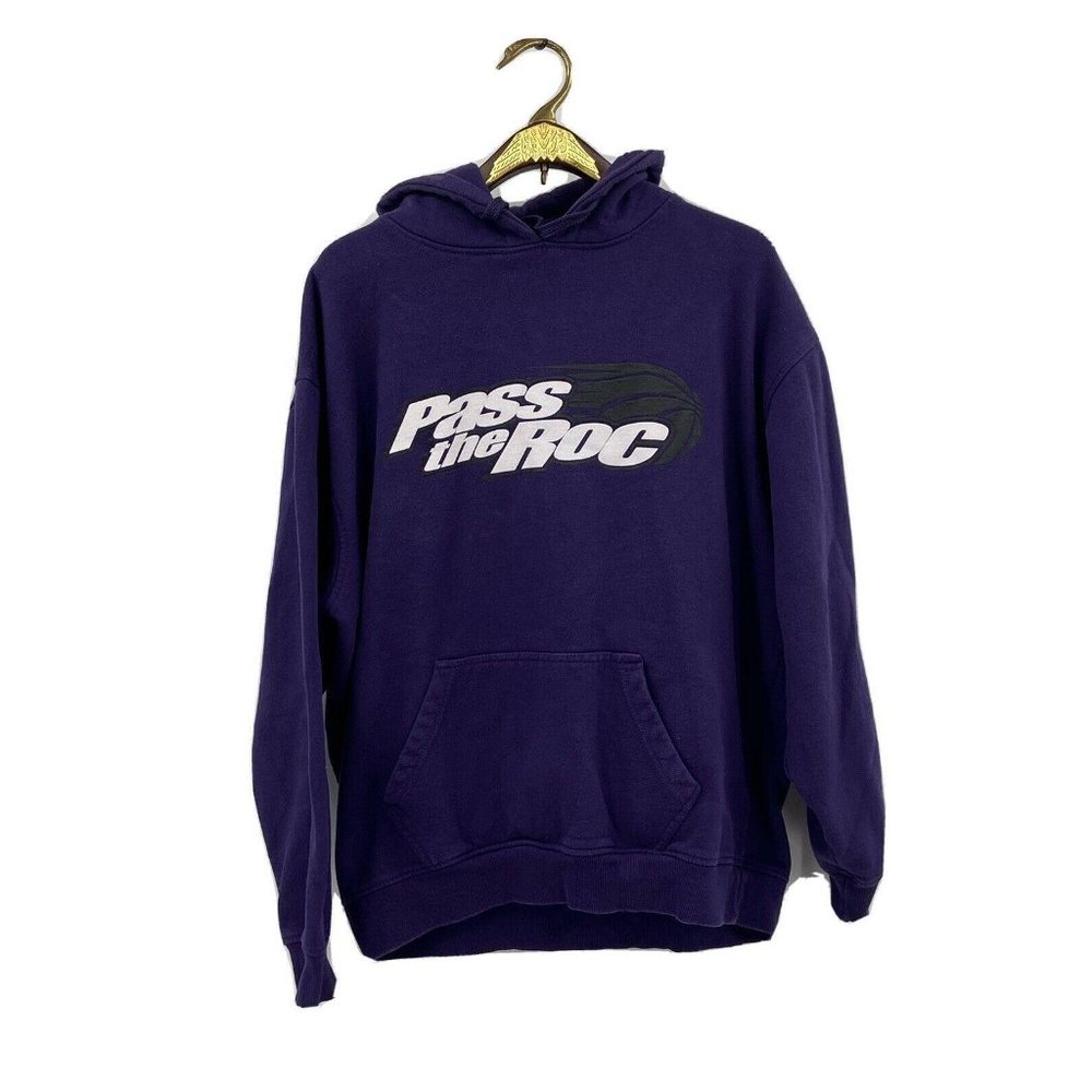 PASS THE ROC Pullover Basketball Hoodie Mens Size XL